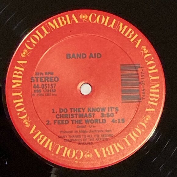 1984 Band Aid Do They Know It's Christmas 12 Inch Vinyl Record Single - Picture 6 of 9